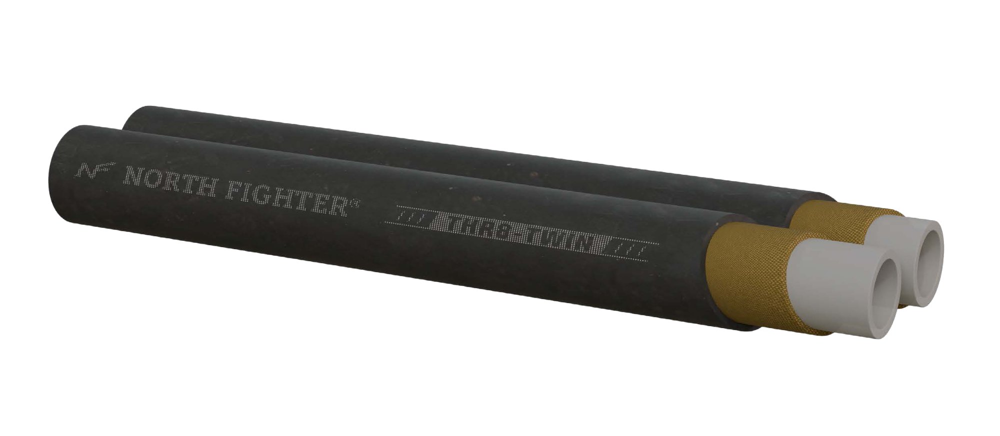 Flexible thermoplastique R8 jumelé - DN06 (1/4”)